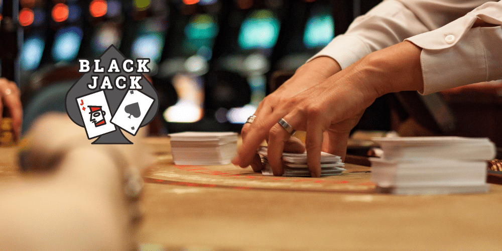 distribution des cartes au blackjack