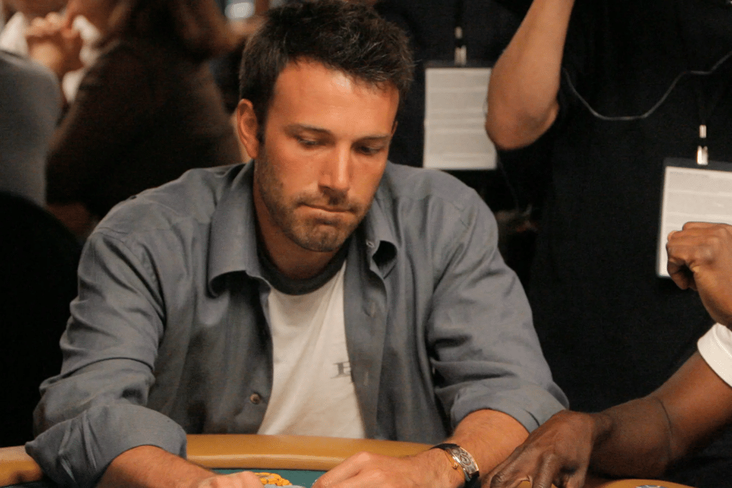 Ben Affleck table blackjack